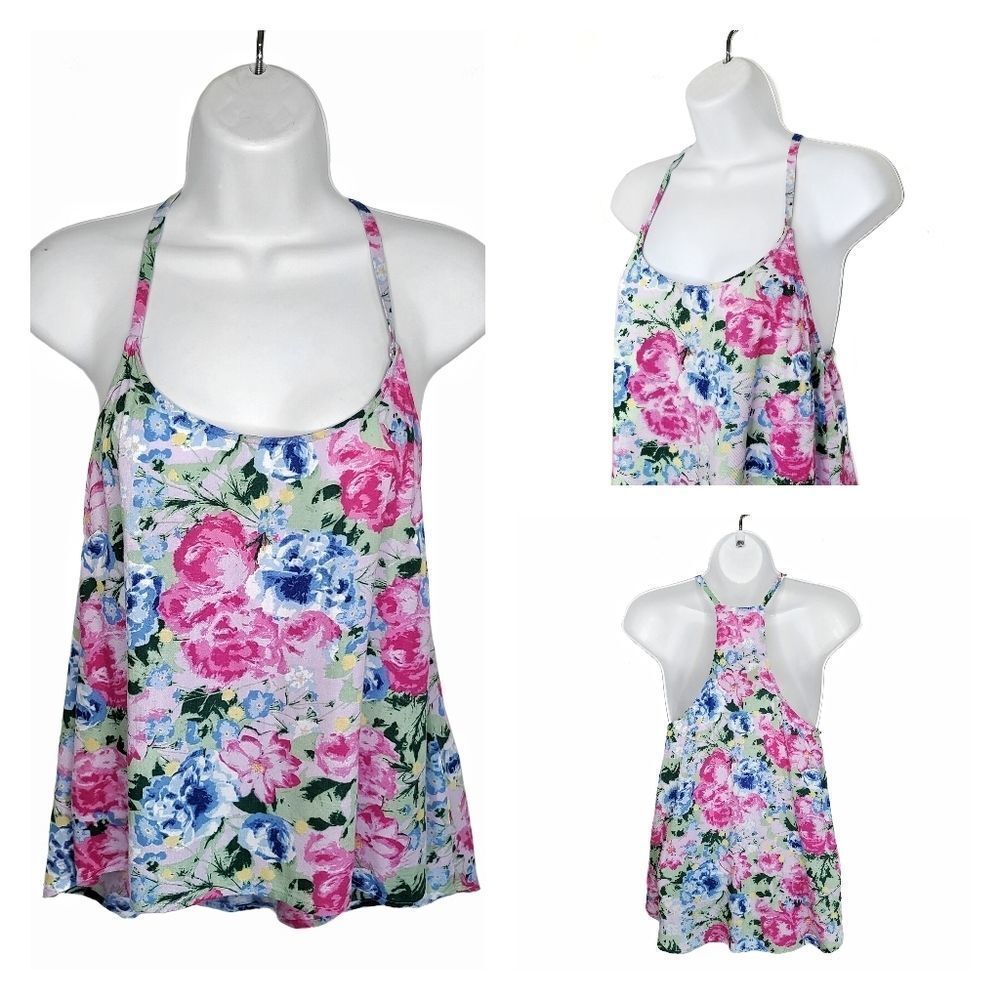 H&M Divided | Floral Racerback Swing Tank | 4